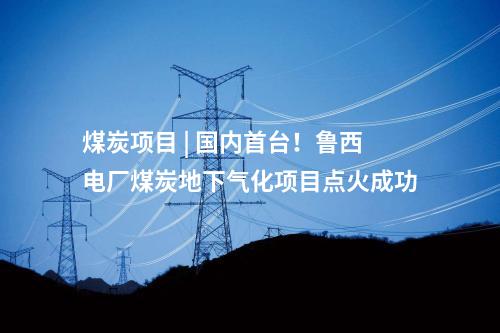 煤炭項目 | 國內首臺！魯西電廠煤炭地下氣化項目點火成功