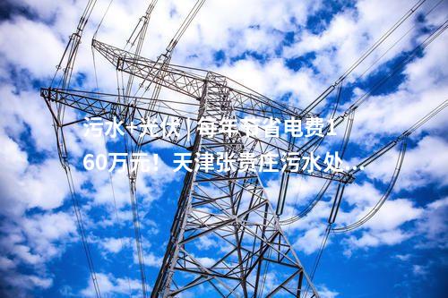 污水+光伏 | 每年節(jié)省電費(fèi)160萬元！天津張貴莊污水處理廠分布式光伏項(xiàng)目正式并網(wǎng)發(fā)電