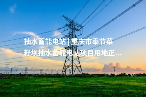 抽水蓄能電站 | 重慶市奉節菜籽壩抽水蓄能電站項目用地正式獲批