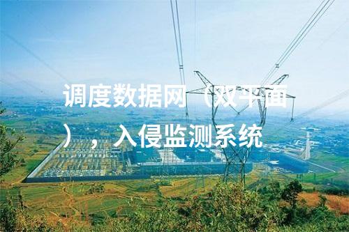 調(diào)度數(shù)據(jù)網(wǎng)（雙平面），入侵監(jiān)測(cè)系統(tǒng)