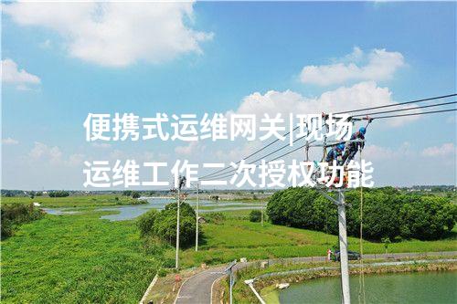 便攜式運維網關|運維工作記錄和設備日志查看